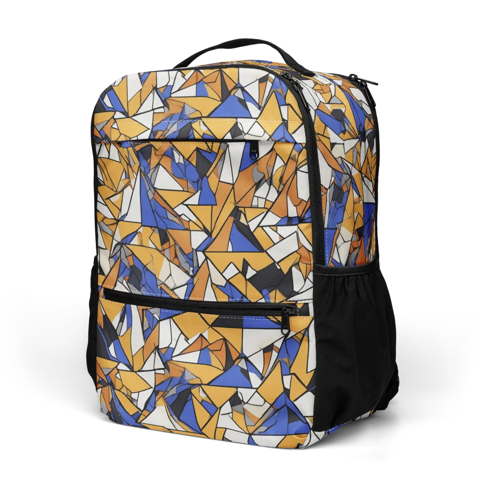 Saffron Fracture on Utility Backpack — Left Front