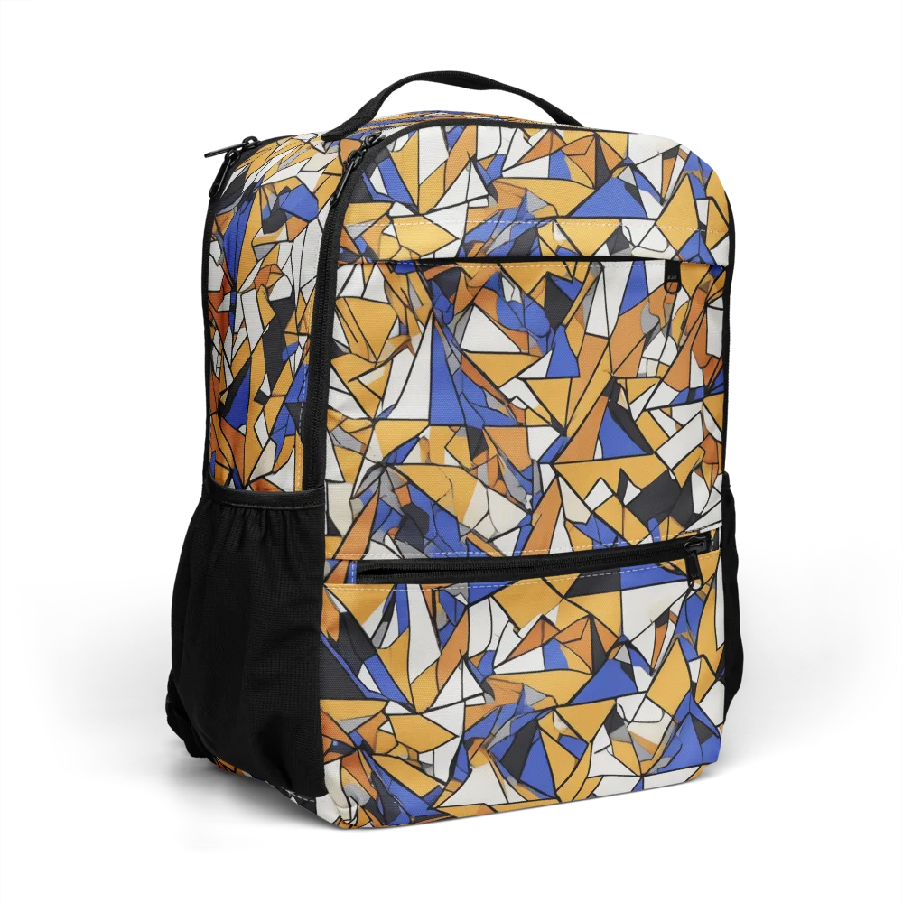 Saffron Fracture on Utility Backpack — Right Front