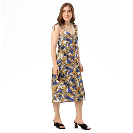 Saffron Fracture on a Slip Dress
