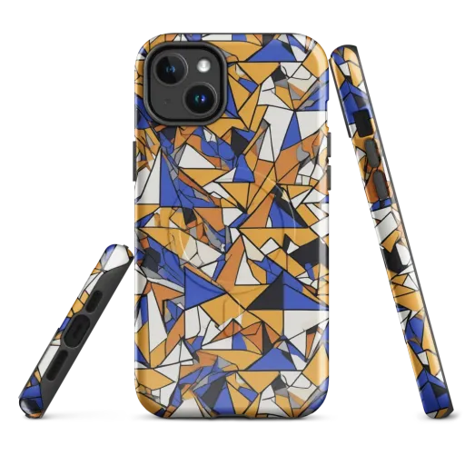 Saffron Fracture on a MagSafe Tough Case for iPhone®