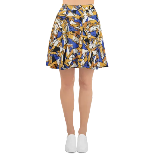 Saffron Fracture on a Skater Skirt