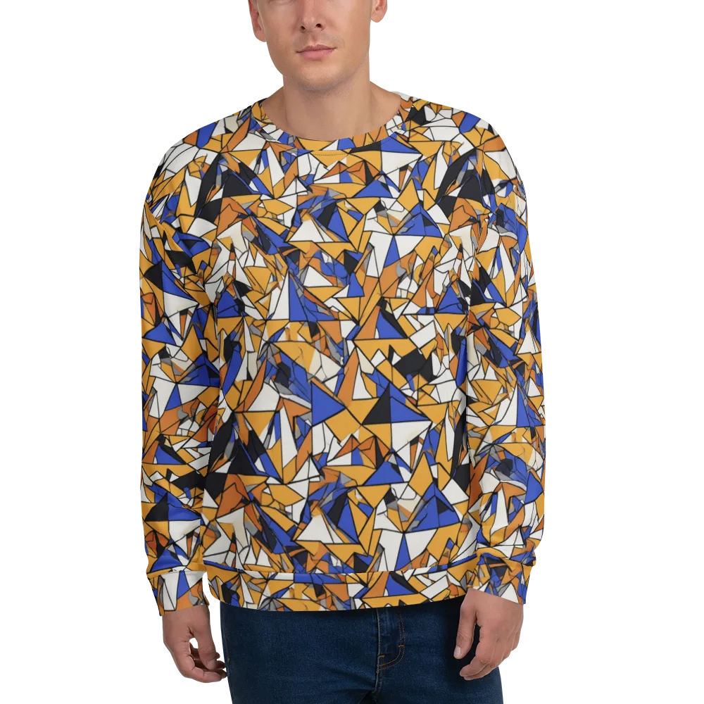 Saffron Fracture on Sweatshirt — Front