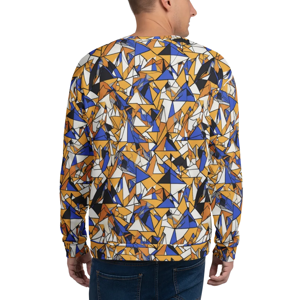 Saffron Fracture on Sweatshirt — Back