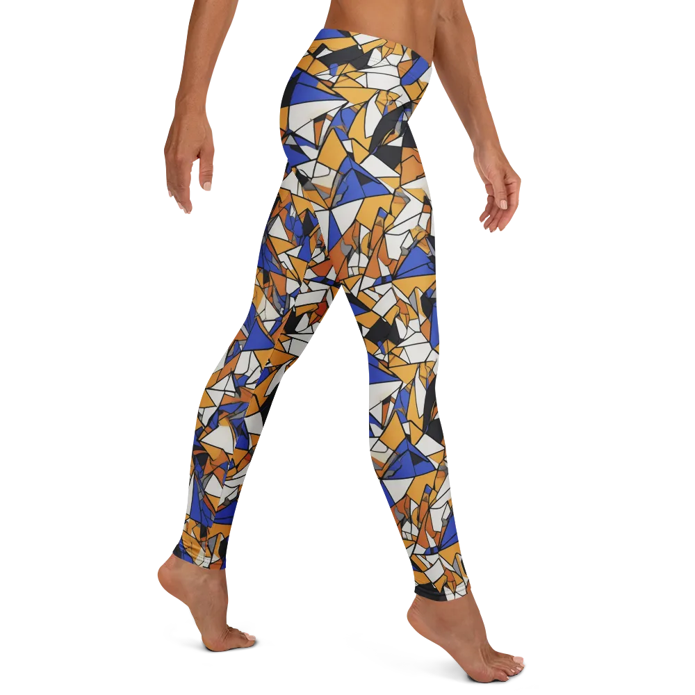 Saffron Fracture on Leggings — Right