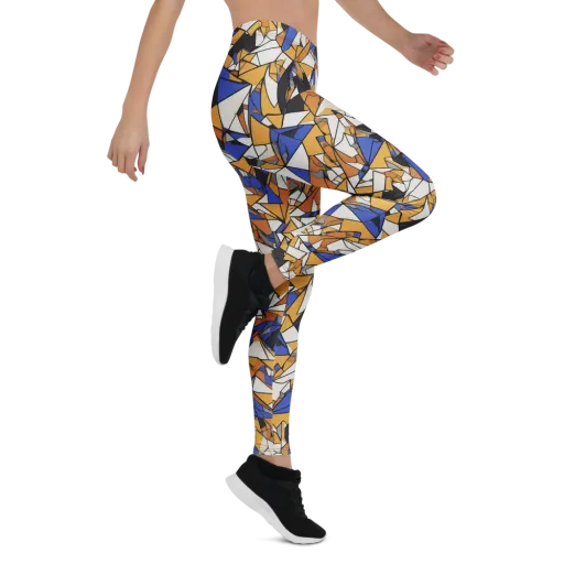 Saffron Fracture on a Leggings