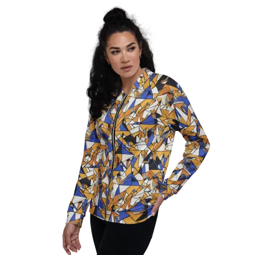 Saffron Fracture on a Bomber Jacket
