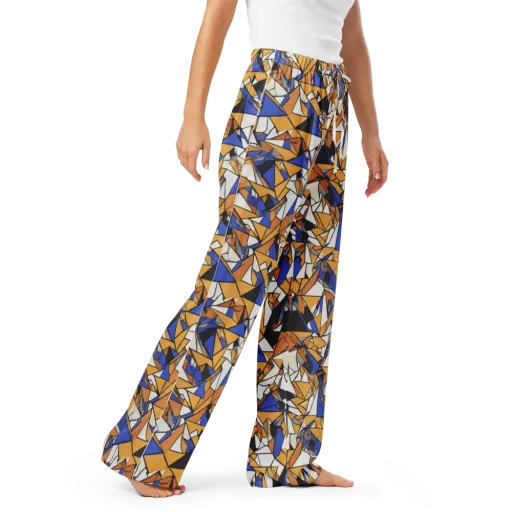 Saffron Fracture on a Women's Pajama Pants