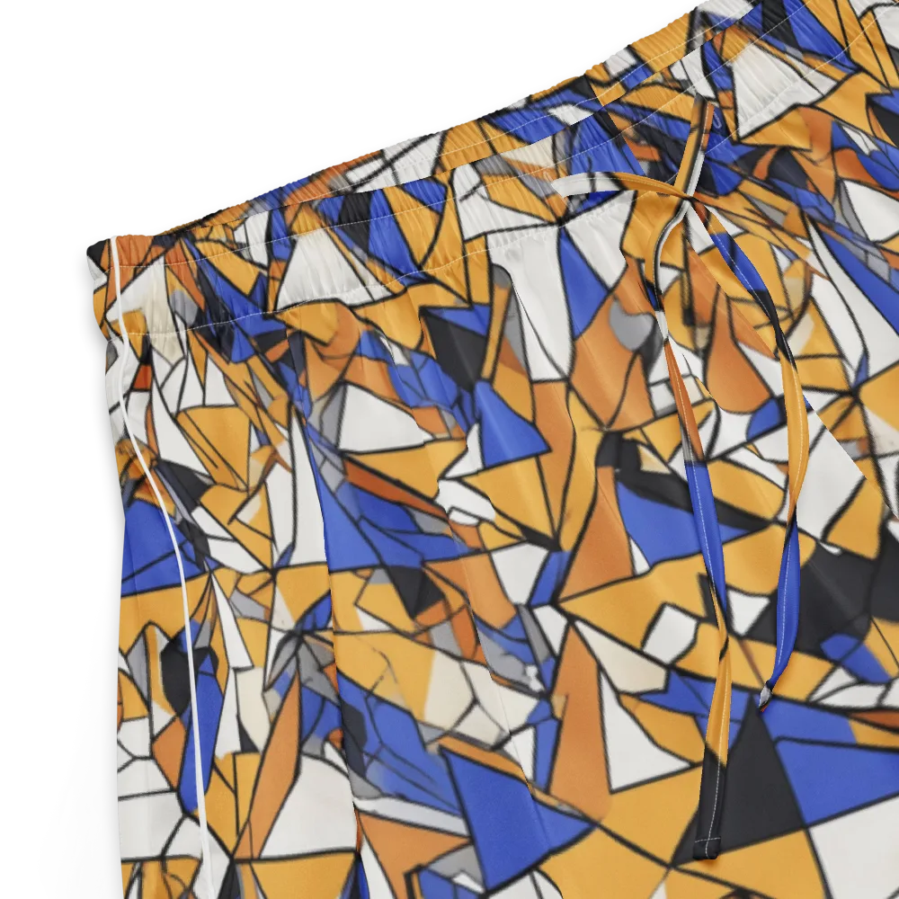 Saffron Fracture on Women's Pajama Shorts — Product details