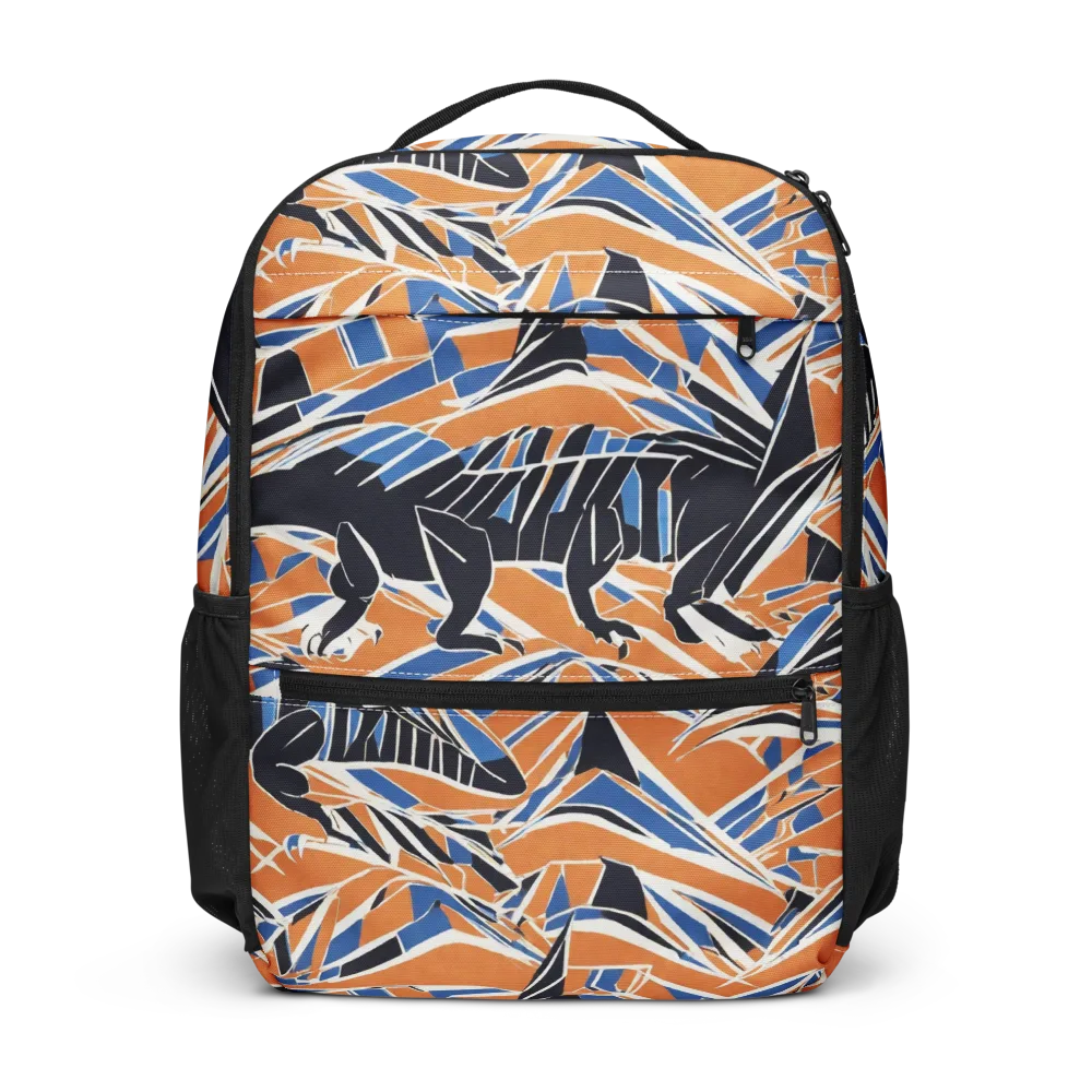Cobalt Ember Flight on Utility Backpack — Front