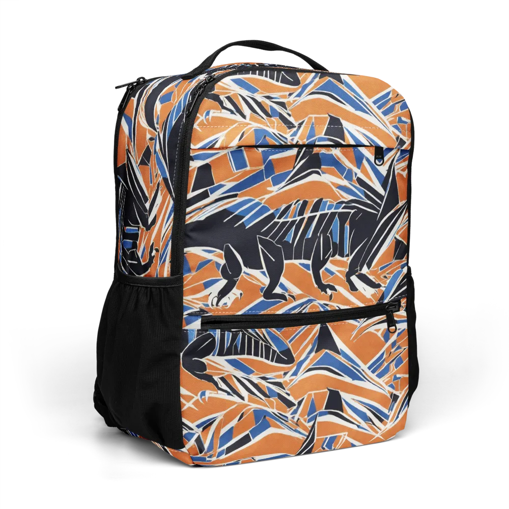 Cobalt Ember Flight on Utility Backpack — Right Front