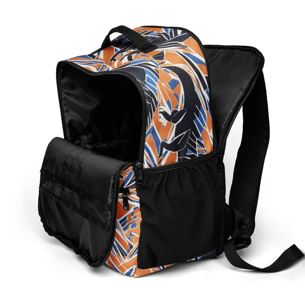 Cobalt Ember Flight on Utility Backpack — Product details 2
