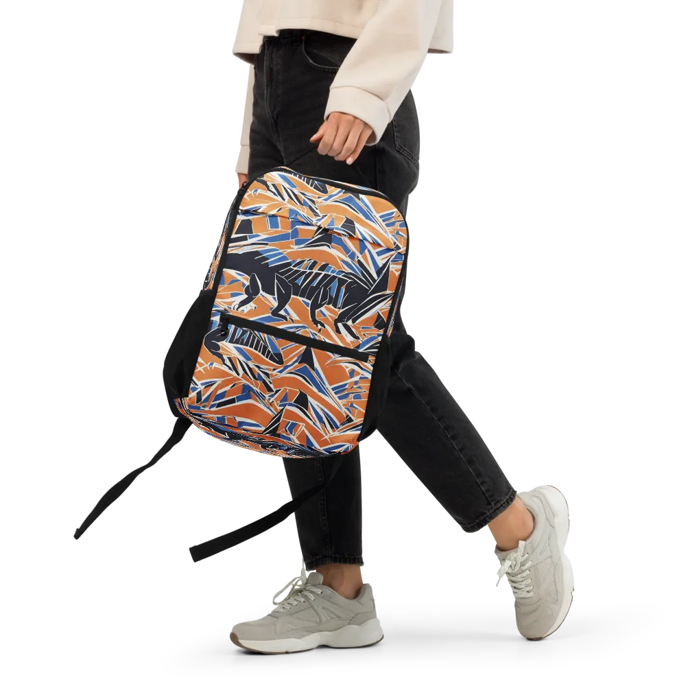 Cobalt Ember Flight on Utility Backpack — Front