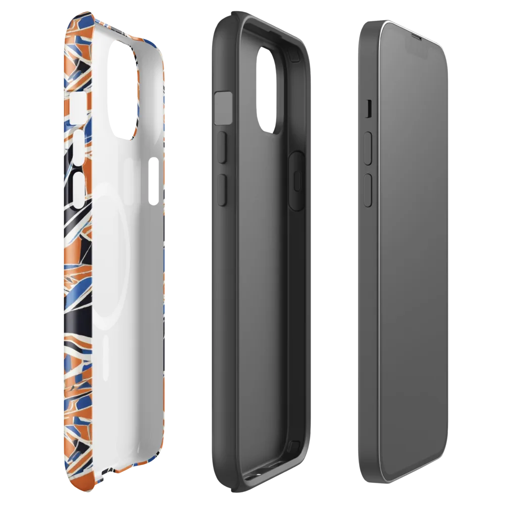 Cobalt Ember Flight on MagSafe Tough Case for iPhone® — Front