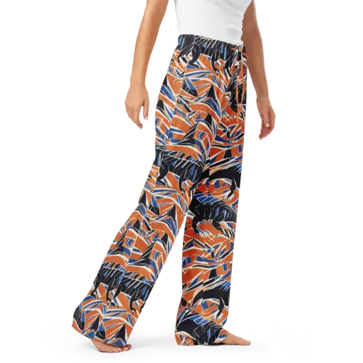 Cobalt Ember Flight on a Women's Pajama Pants