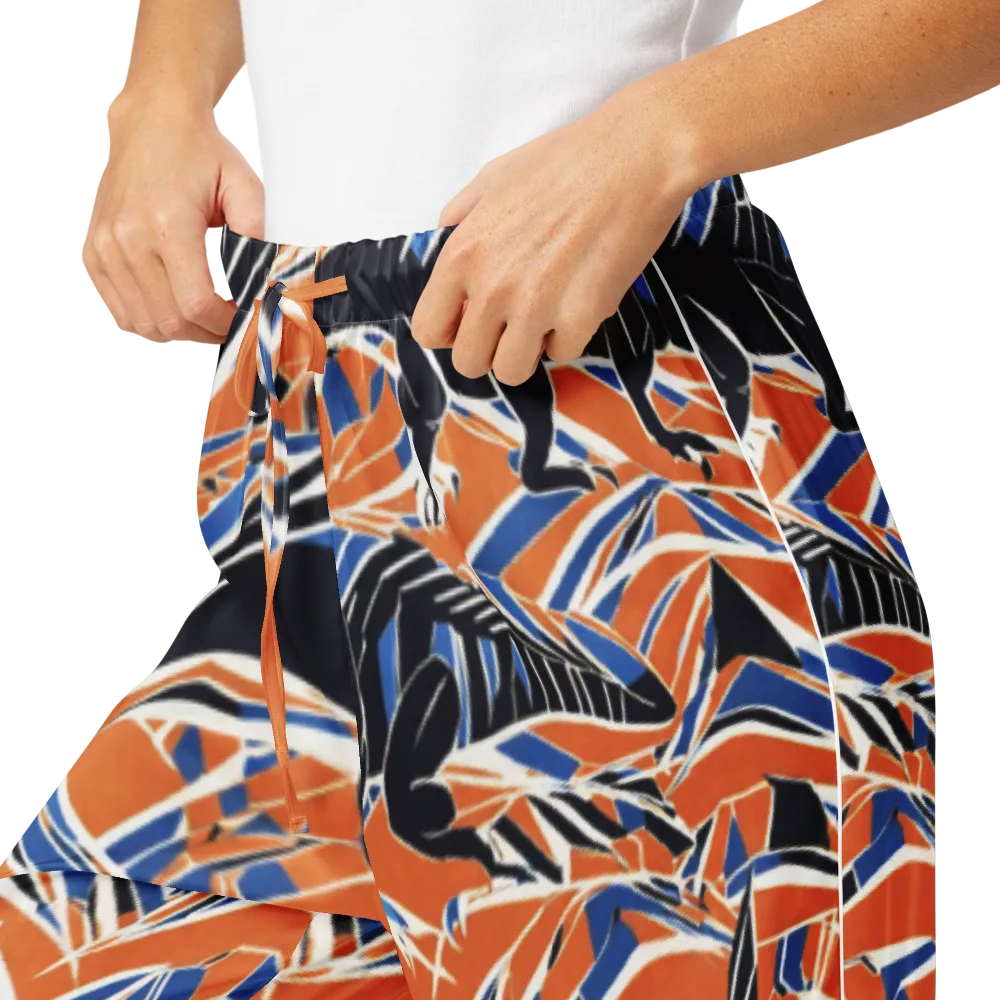 Cobalt Ember Flight on Women's Pajama Pants — Product details