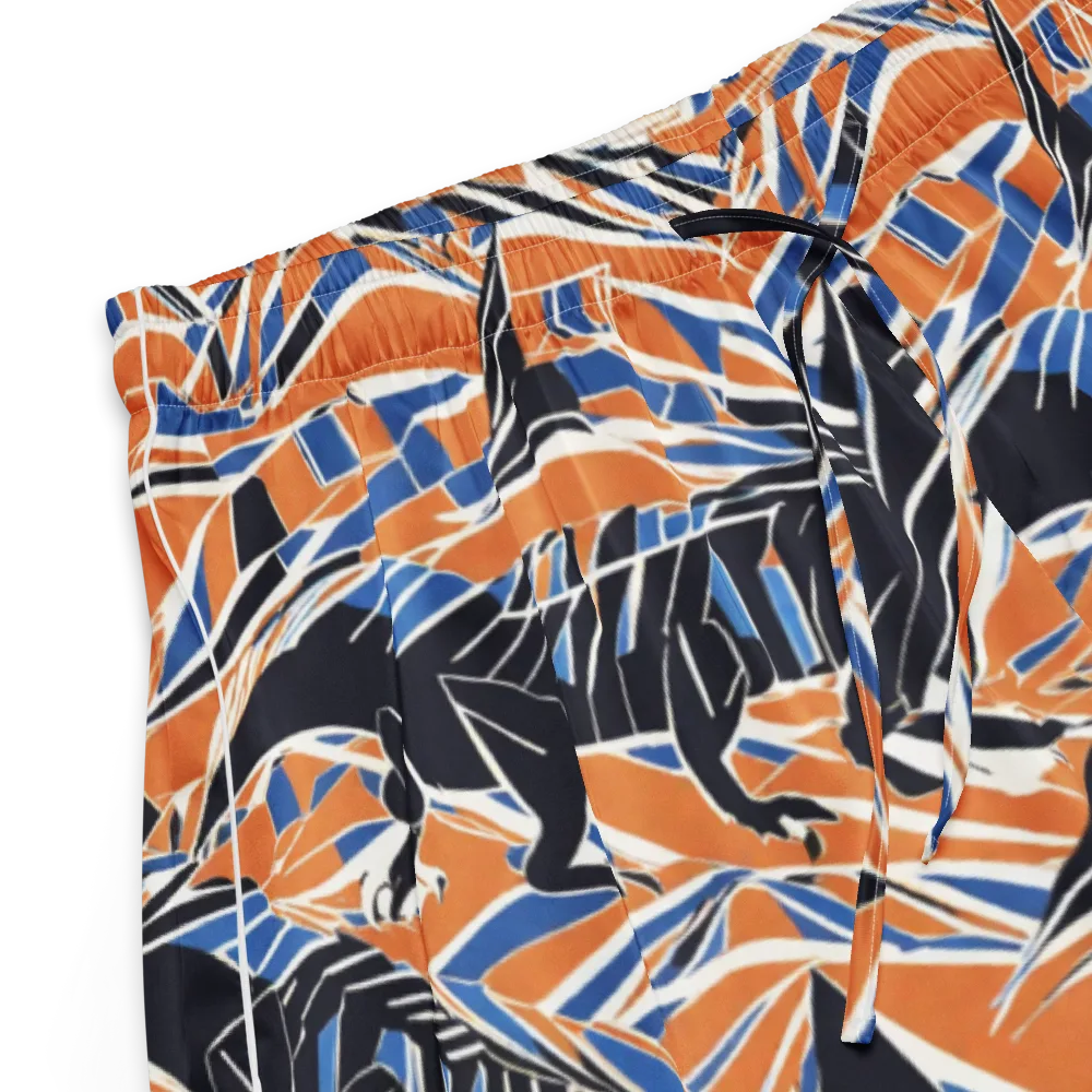 Cobalt Ember Flight on Women's Pajama Shorts — Product details