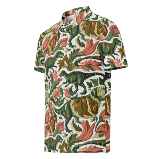 Jurassic Conservatory on a Men's Slim Fit Polo Shirt