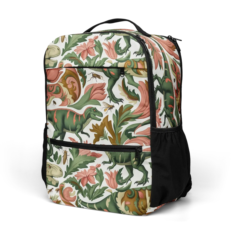 Jurassic Conservatory on Utility Backpack — Left Front