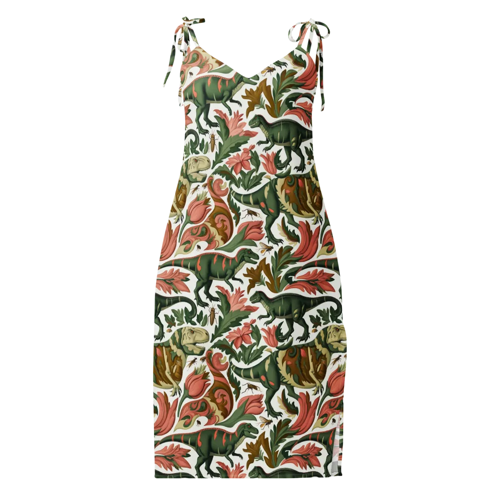 Jurassic Conservatory on Slip Dress — Front
