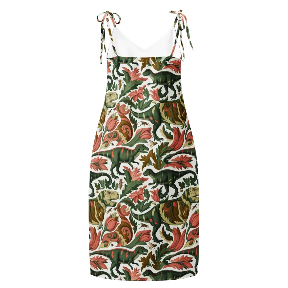 Jurassic Conservatory on Slip Dress — Back