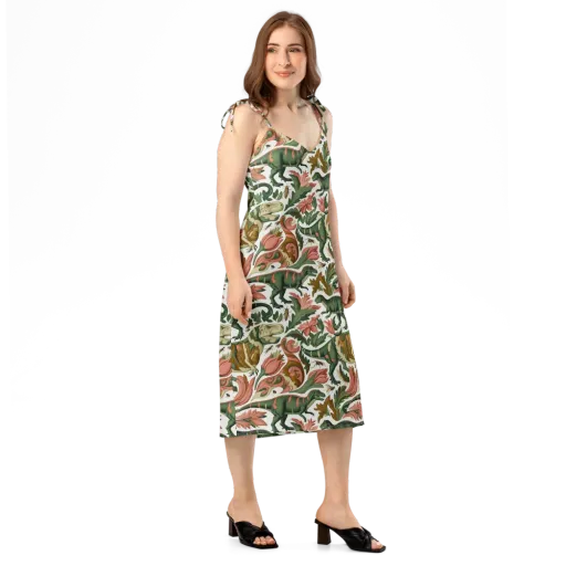 Jurassic Conservatory on a Slip Dress