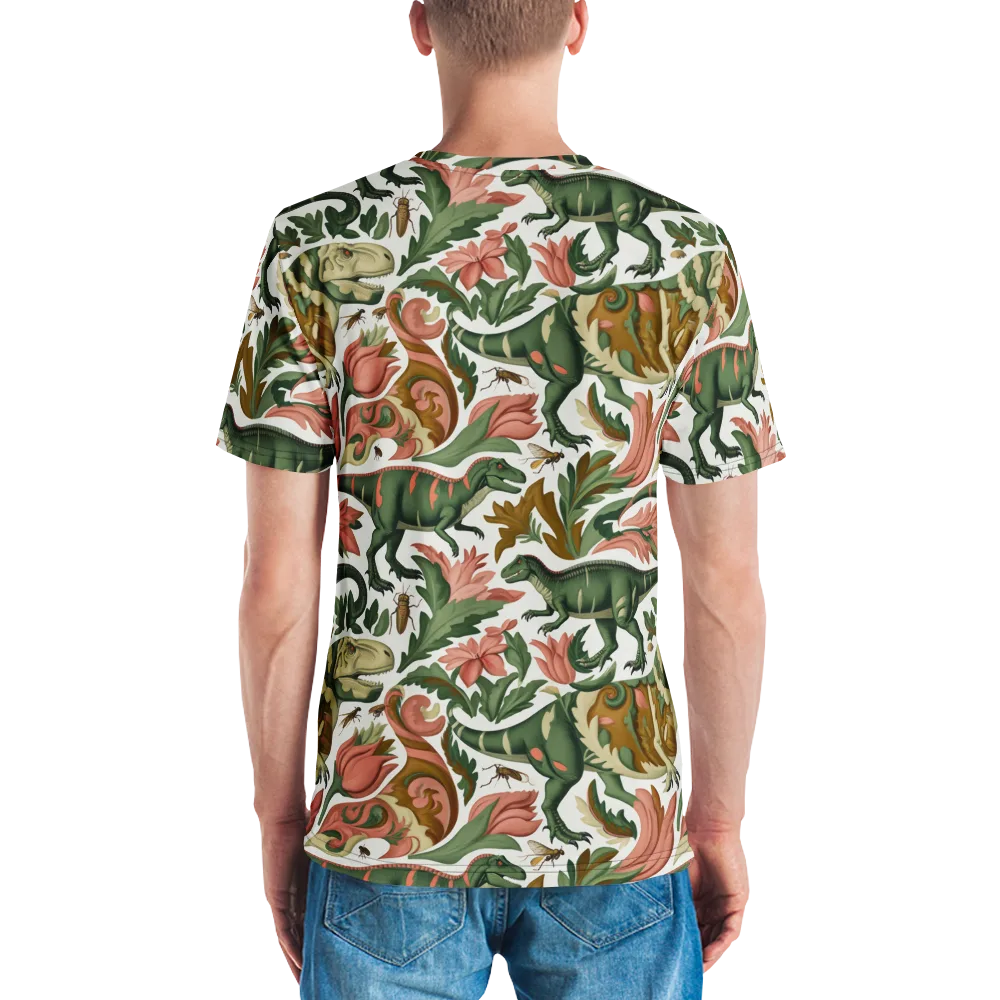 Jurassic Conservatory on Men's Crew Neck T-Shirt — Back