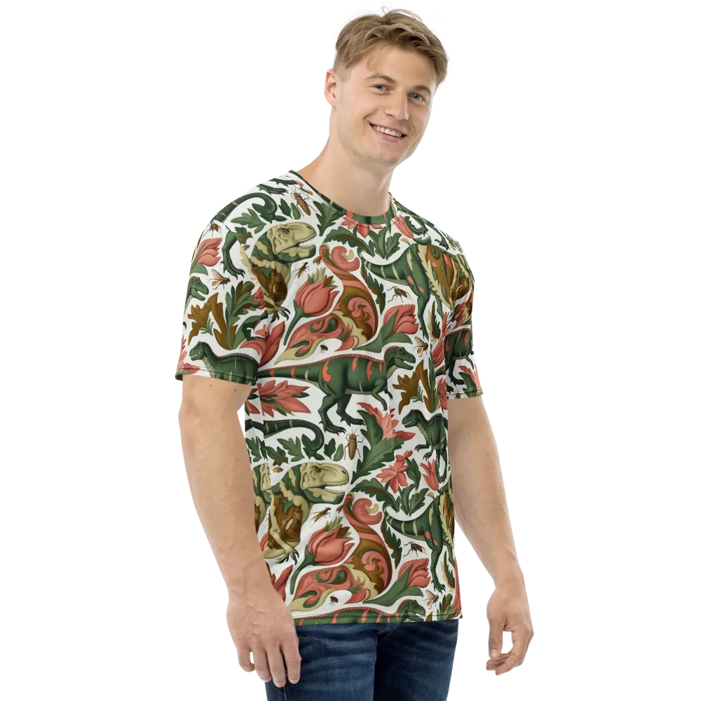 Jurassic Conservatory on Men's Crew Neck T-Shirt — Right