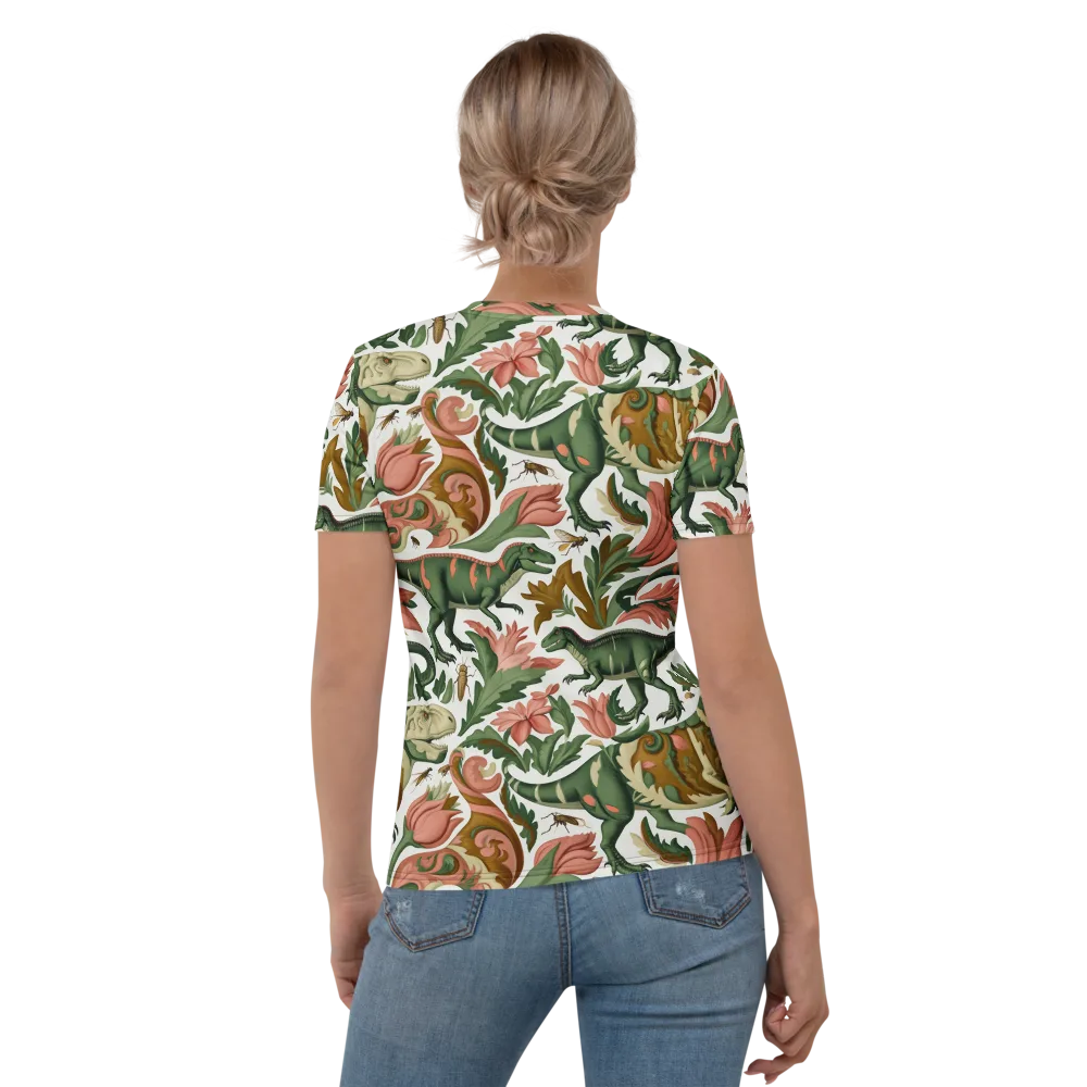 Jurassic Conservatory on Women's Crew Neck T-Shirt — Back