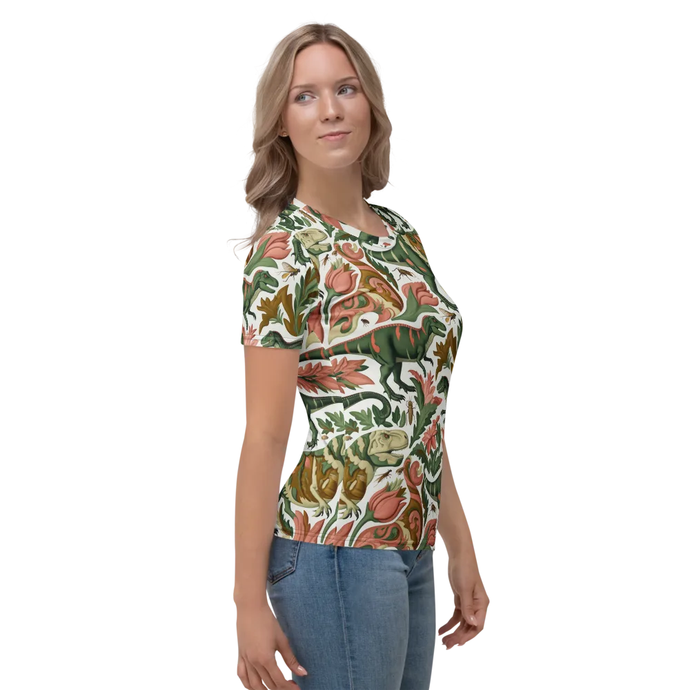 Jurassic Conservatory on Women's Crew Neck T-Shirt — Right