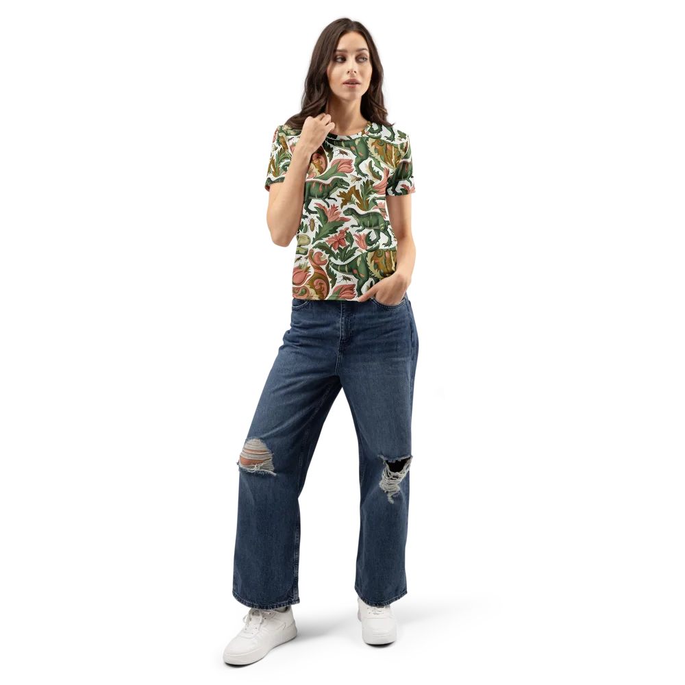 Jurassic Conservatory on Women's Crew Neck T-Shirt — Front