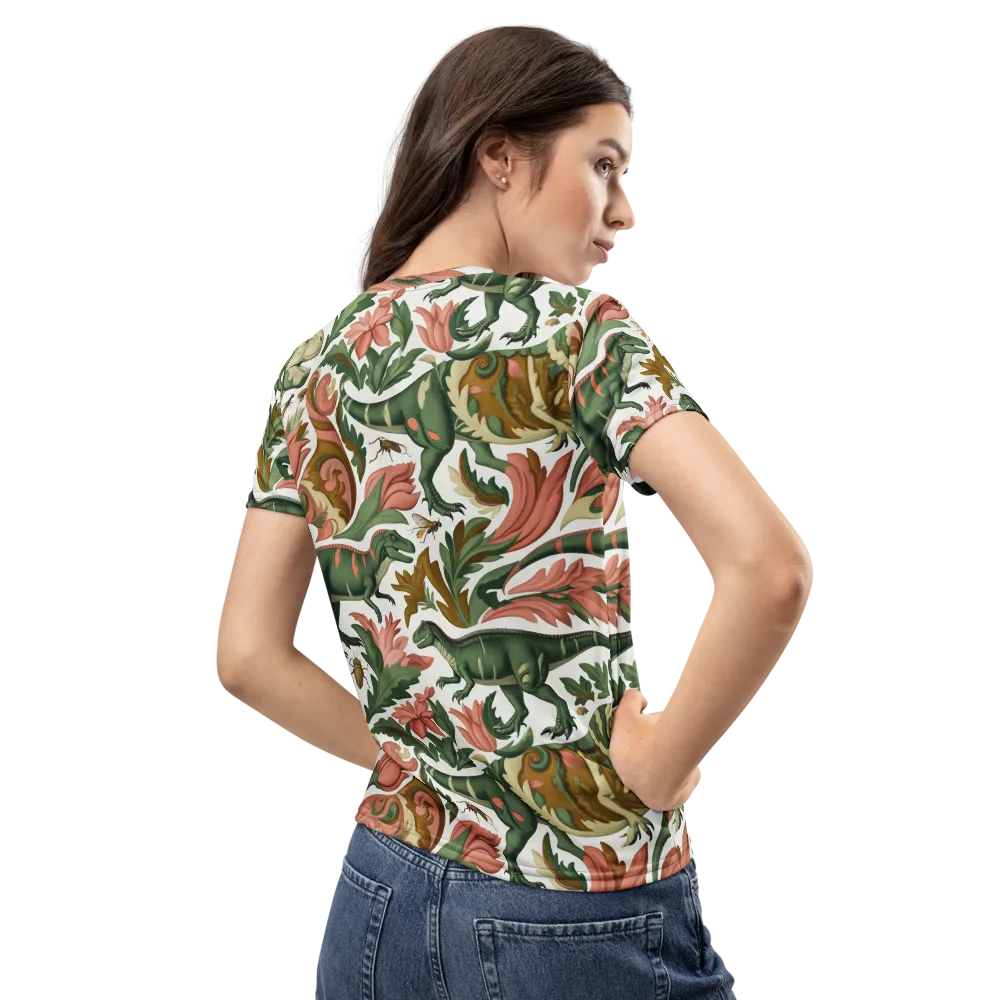 Jurassic Conservatory on Women's Crew Neck T-Shirt — Back