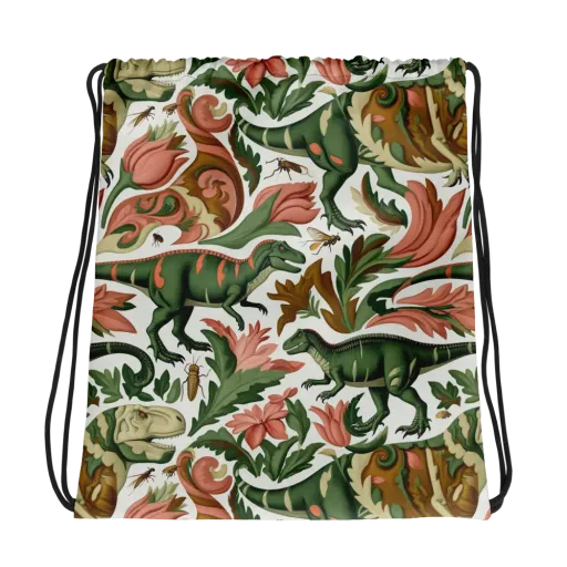 Jurassic Conservatory on a Drawstring Bag