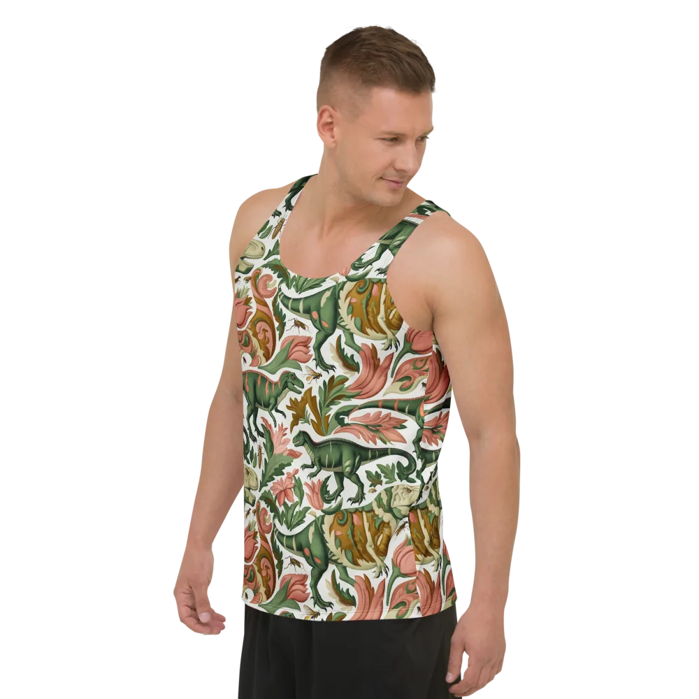 Jurassic Conservatory on Men's Tank Top — Left Front