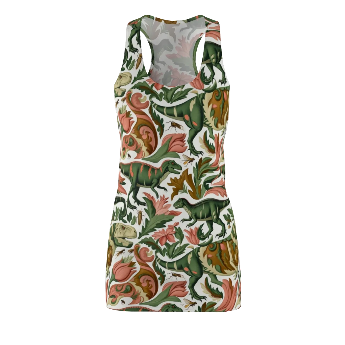 Jurassic Conservatory on Racerback Dress — Front
