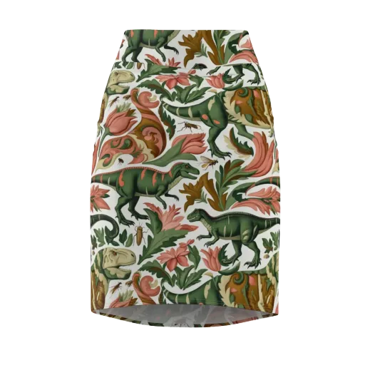 Jurassic Conservatory on a Pencil Skirt