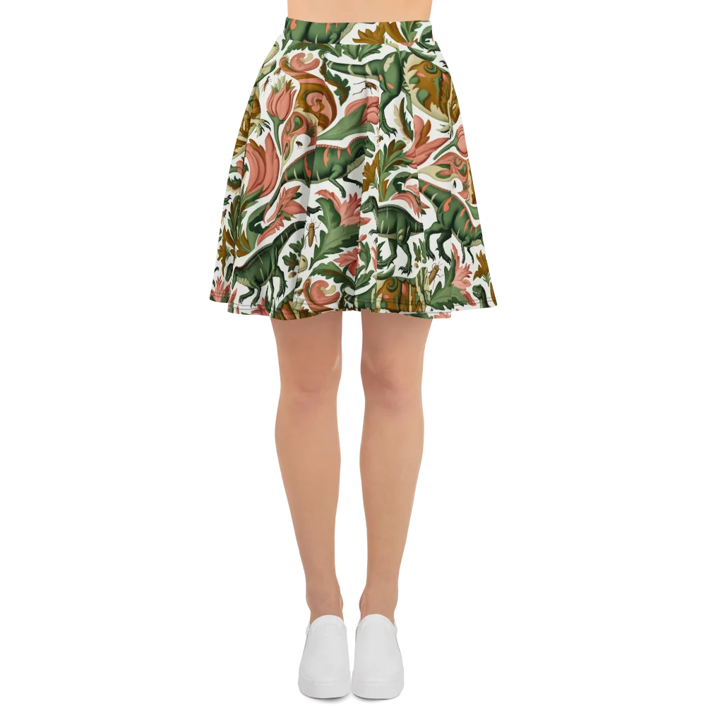 Jurassic Conservatory on Skater Skirt — Front