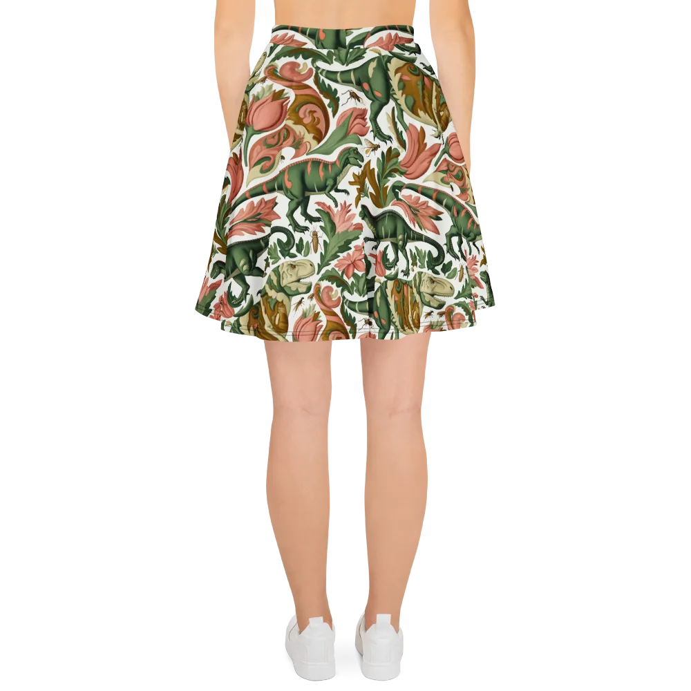 Jurassic Conservatory on Skater Skirt — Back