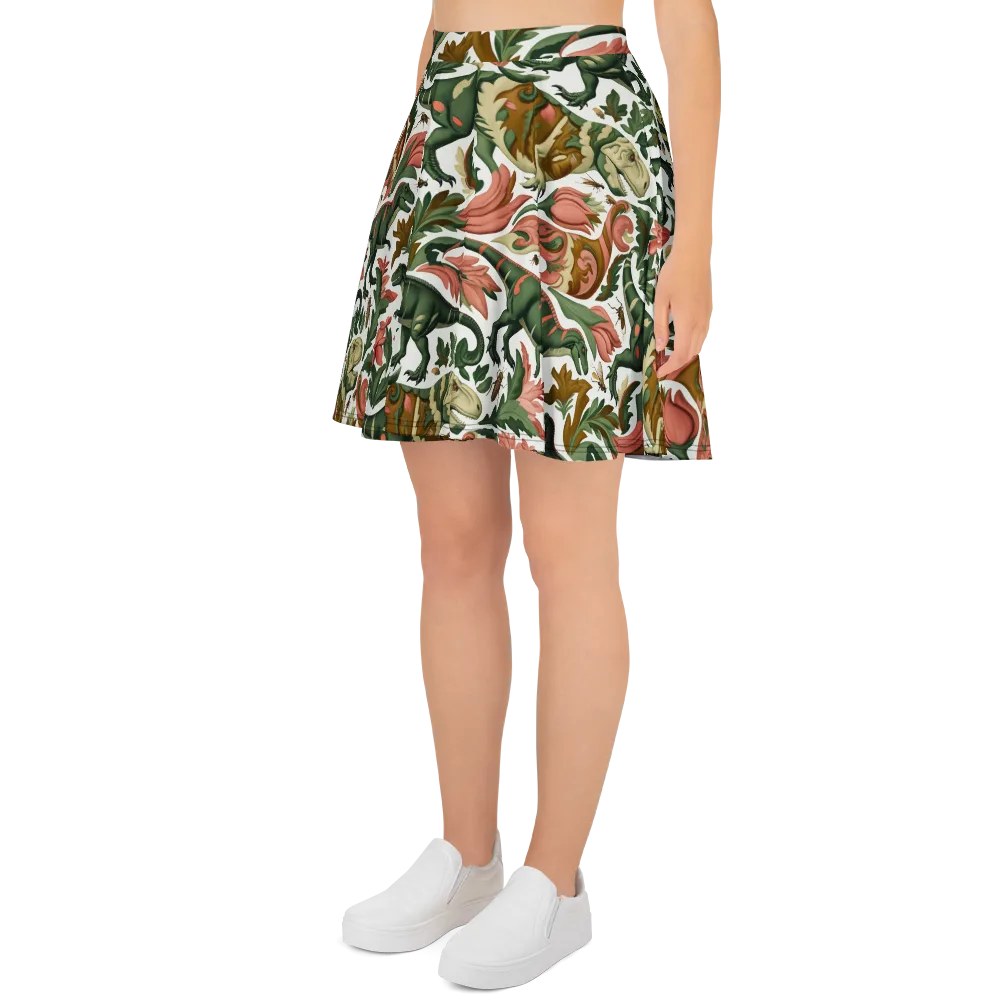 Jurassic Conservatory on Skater Skirt — Left