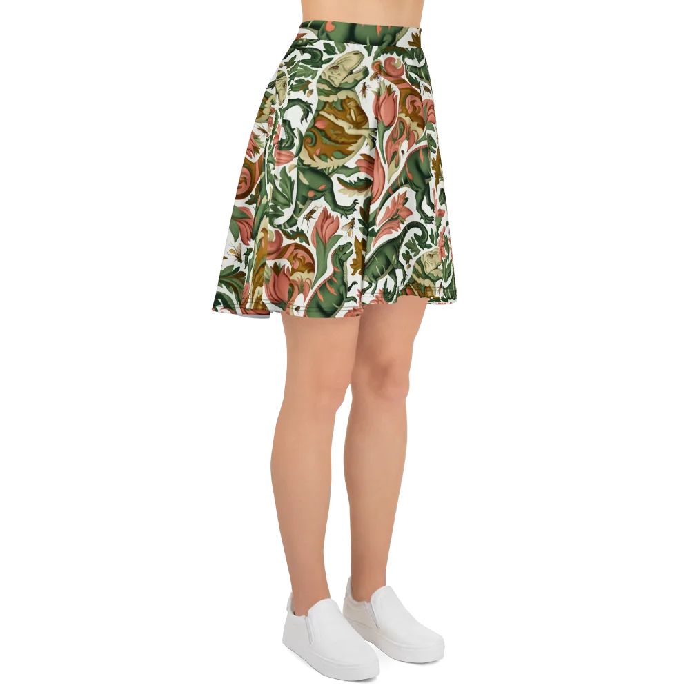 Jurassic Conservatory on Skater Skirt — Right