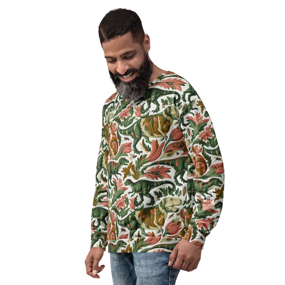 Jurassic Conservatory on Sweatshirt — Left Front
