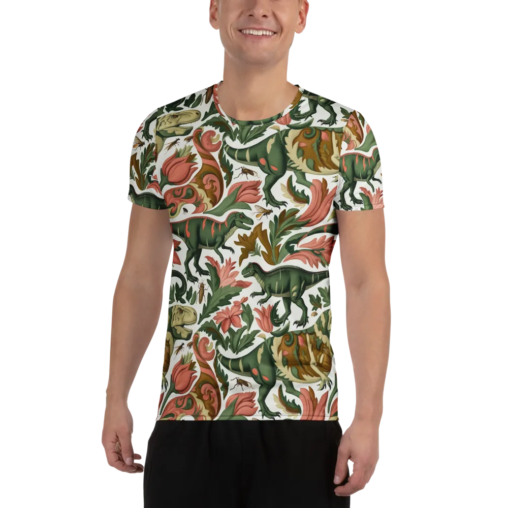 Jurassic Conservatory on Men's Athletic T-Shirt — Front