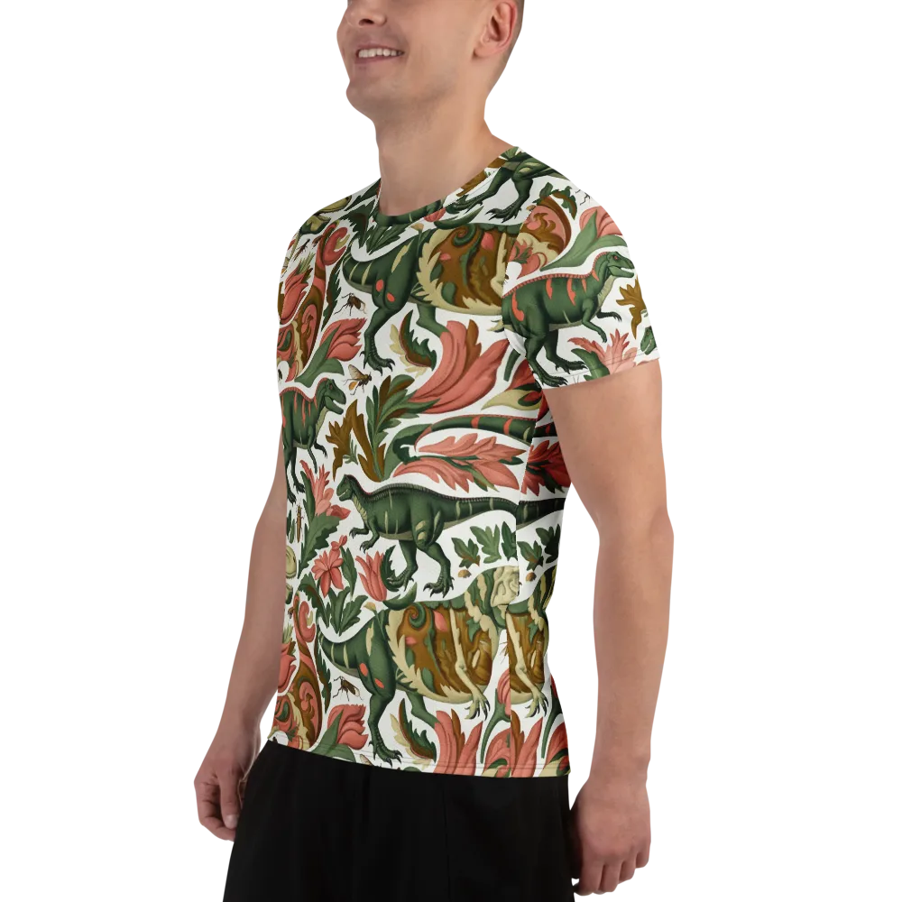 Jurassic Conservatory on Men's Athletic T-Shirt — Left