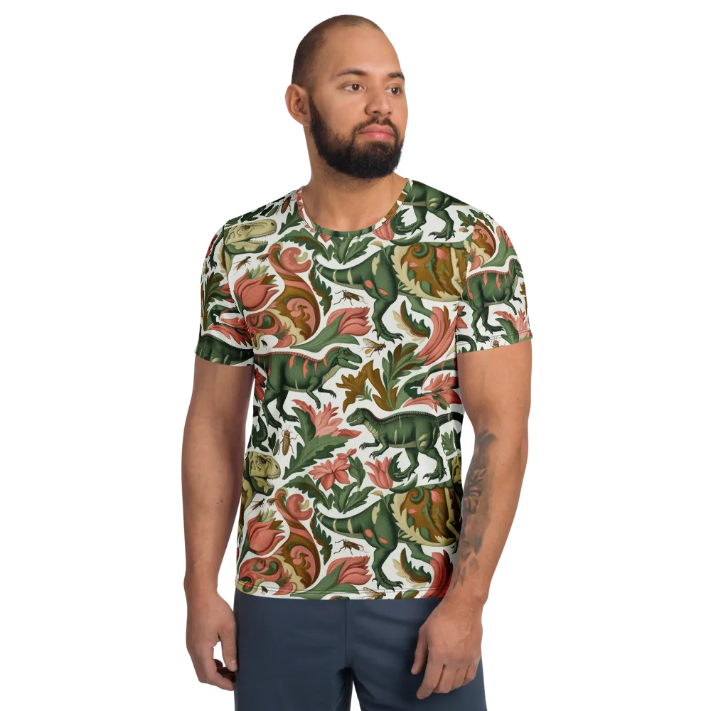 Jurassic Conservatory on Men's Athletic T-Shirt — Front