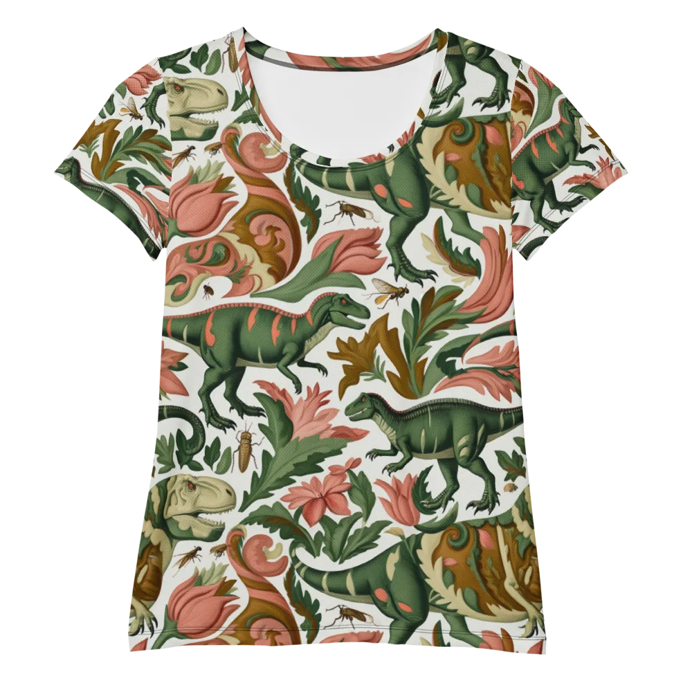Jurassic Conservatory on Women's Athletic T-Shirt — Front