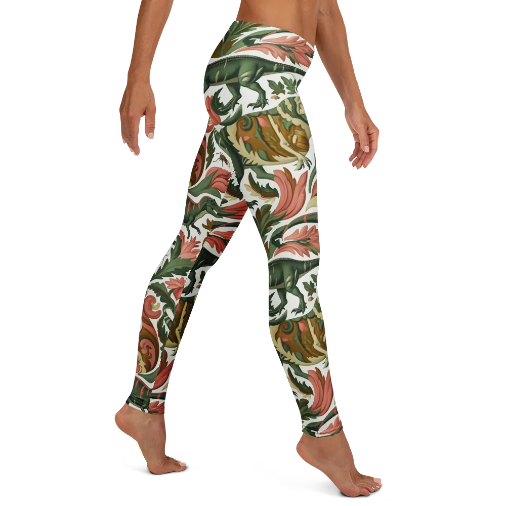 Jurassic Conservatory on Leggings — Right