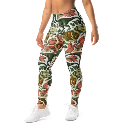 Jurassic Conservatory on a Leggings