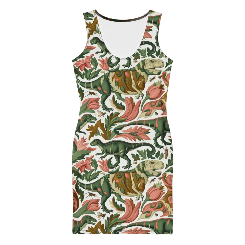 Jurassic Conservatory on Bodycon Dress — Front