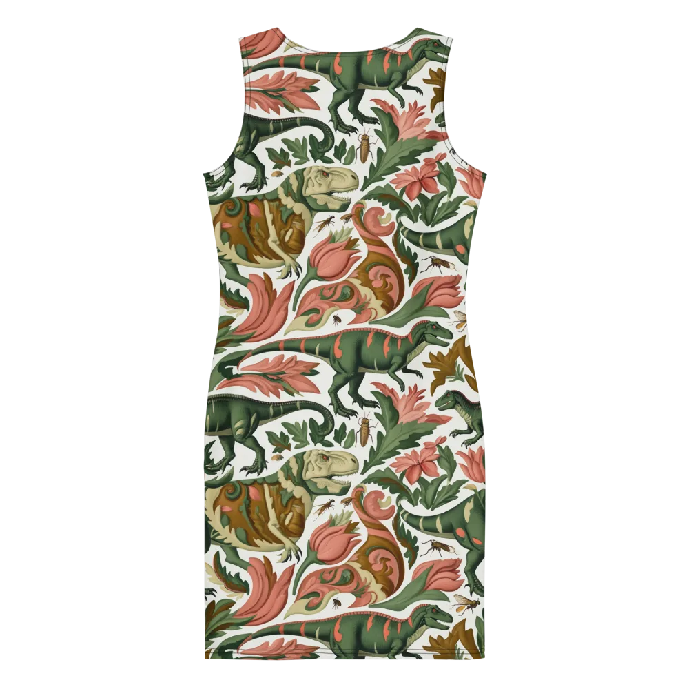 Jurassic Conservatory on Bodycon Dress — Back