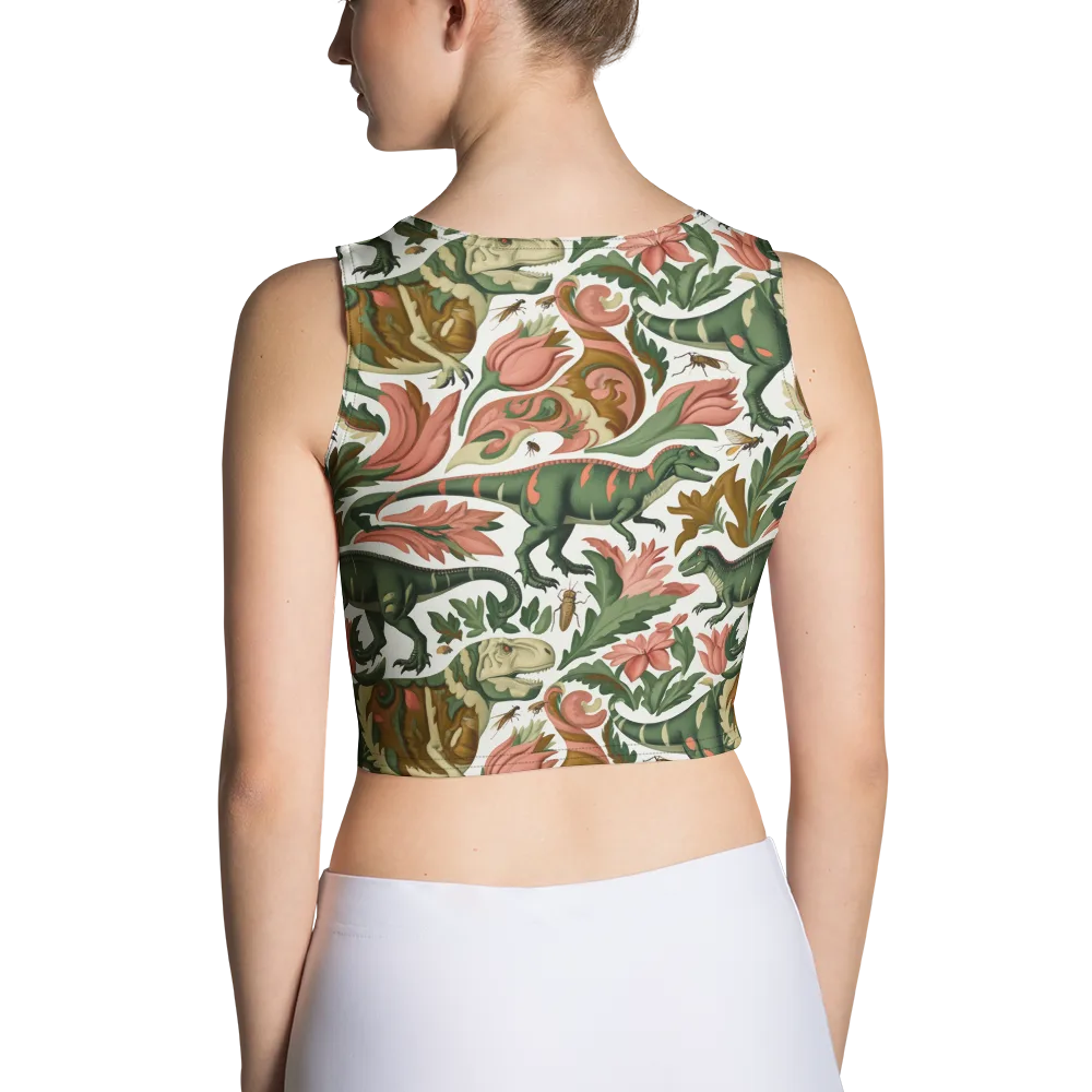 Jurassic Conservatory on Crop Top — Back