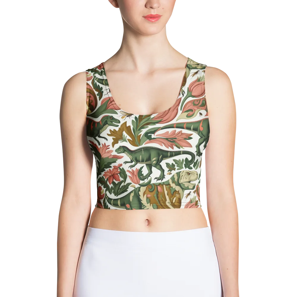 Jurassic Conservatory on Crop Top — Front